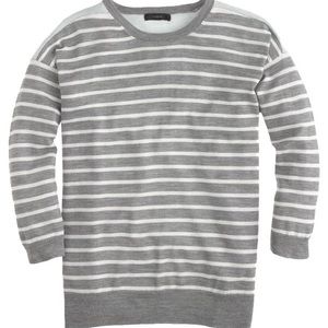 J. Crew Merino Colorblock Stripe Size M